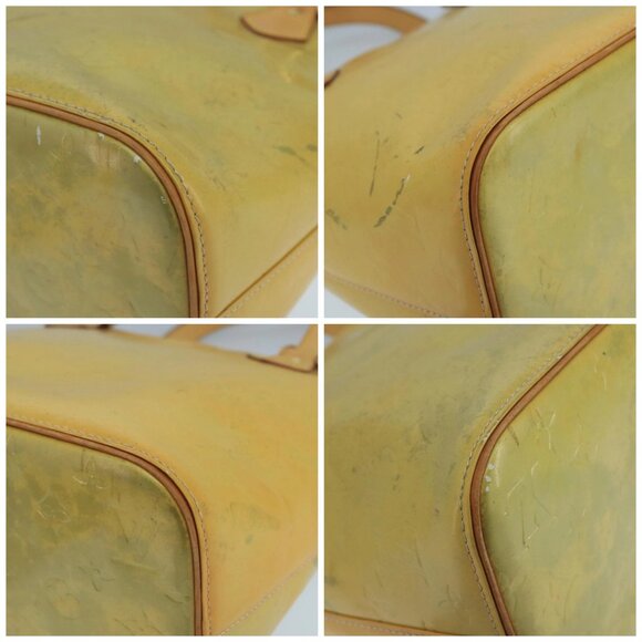 LOUIS VUITTON Monogram Vernis Houston Hand Bag Gris M91053 LV Auth 101664 - Picture 14 of 16